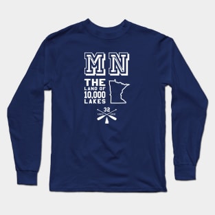 Minnesota MN Land of 10,000 Lakes Long Sleeve T-Shirt